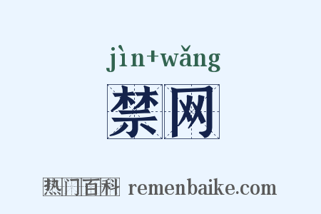 禁网是什么意思的图片